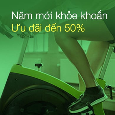 Năm mới khỏe khoắn ưu đãi đến 50%